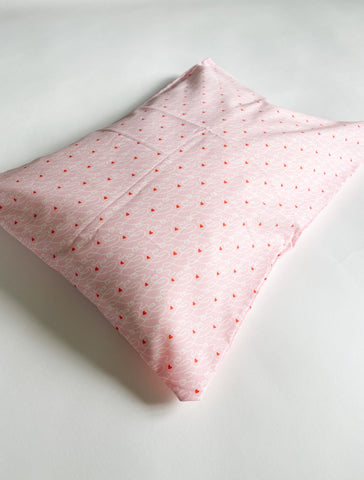 Organic Toddler Pillow Case - I Love You