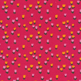 Organic Toddler Pillow Case, Organic Toddler Pillow Cover - Tulip Garden