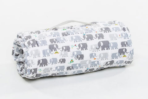 Organic Nap Mat - Elephants