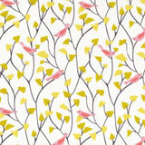 Organic Toddler Pillow Case, Organic Toddler Pillow Cover - Pink Birds