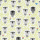 Organic Toddler Pillow Case, Organic Toddler Pillow Cover - Sleepy Sheep