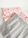Toddler organic nap mat with pillow and blanket for preschool daycare