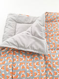 Organic Baby Playmat, Organic Toddler Comforter - Fox