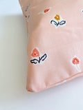 Organic Toddler Pillow Case - Prettiest Flowers