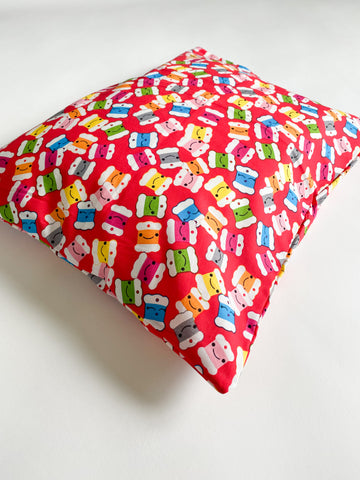 Organic Toddler Pillow Case - Marshmallows