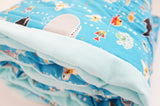 Organic Play Mat, Organic Toddler Comforter - Shark