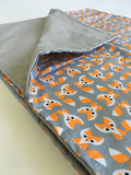 Organic Cotton Baby Toddler Blanket Fox