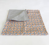 Organic Cotton Baby Toddler Blanket Fox