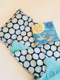 Organic Nap Mat - Blue Fun