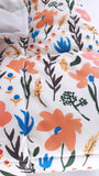 Organic Baby Playmat, Organic Toddler Comforter - Flowers