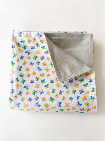 Organic Cotton Baby Toddler Blanket Butterflies