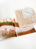 Organic Toddler Gift Set New Baby Gift Set New Mom Gift Set Organic Cotton Blanket With Matching Nap Time Book